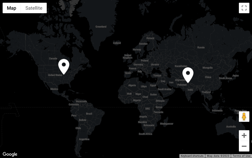 Our location on map
